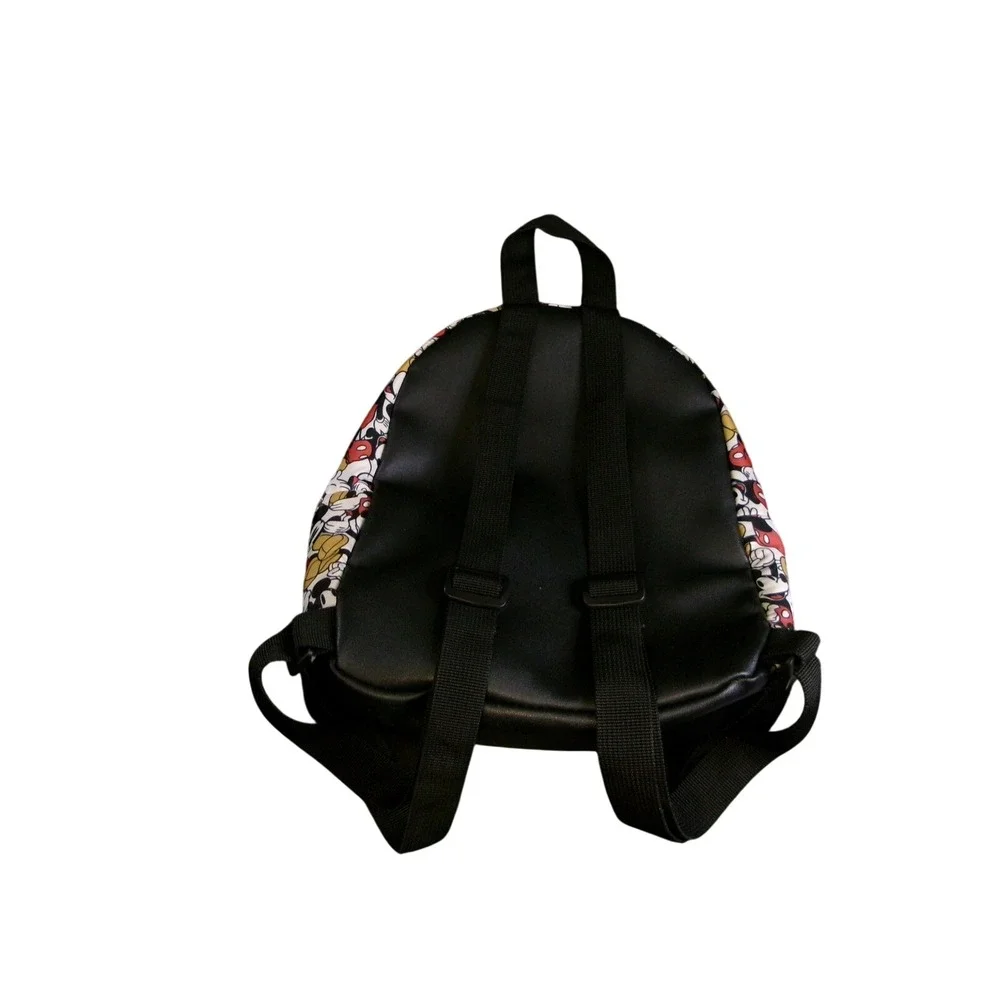 Disney Mickey Mouse Mini Backpack Bioworld All‎ Over Print White Black Red Bag